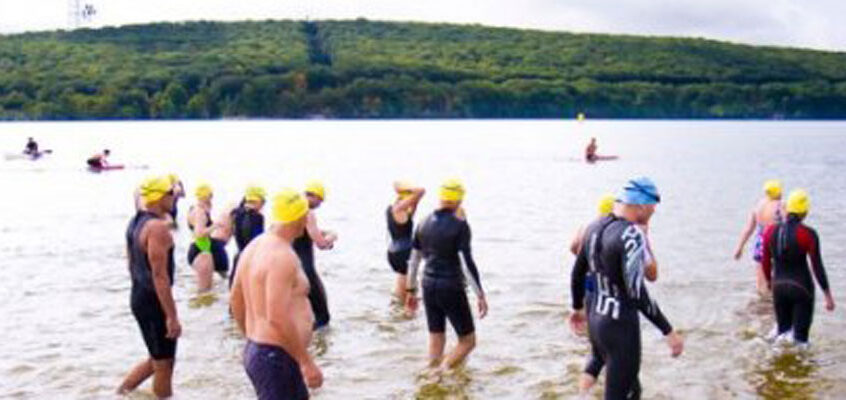 Старт Swim/Run в Нью-Йорке