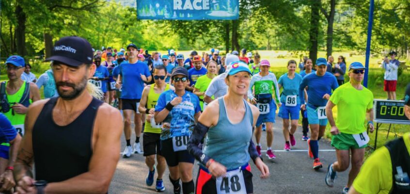 Первое место в забеге Шри Чинмоя на 12 часов