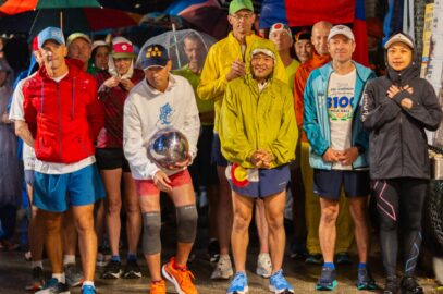 The start of the 2024 Sri Chinmoy 3100 Mile Race